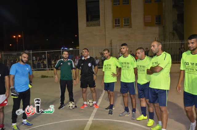 كفرقاسم - فريقي صهيب والعمرية  يتربعان على عرش الدوري بعد جولة الربع نهائي وخطوة الى النصف نهائي 